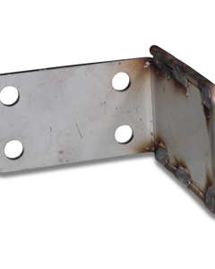 Angle SST w/round steel f/straw pellet/chew stick holder